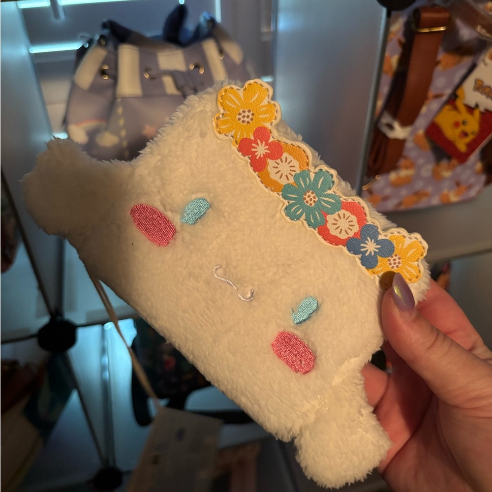 Loungefly Cinnamoroll Wallet with Floral Embellishments